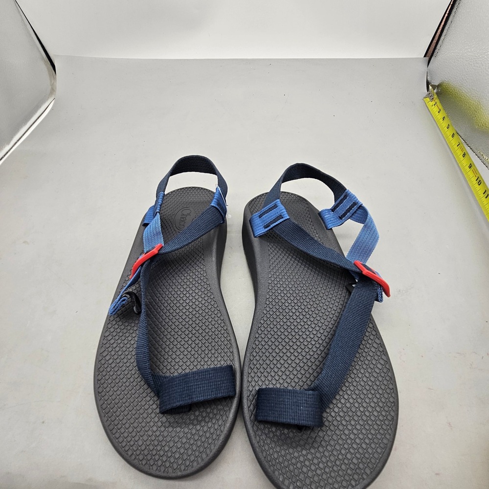 Chaco Bodhi Mens Navy Blue Sport Sandals Red Buckle CH108781Z Size 9